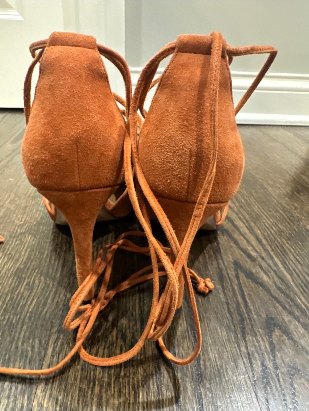 Banana Republic Leather Lace Up Heels (8) - Picture 5 of 6